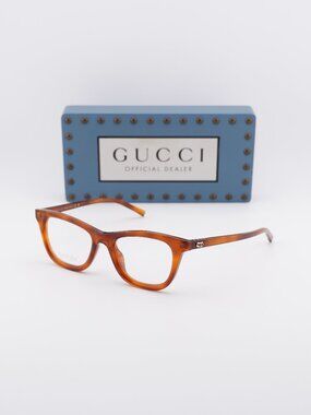 Gucci GG1945O 002 Cat Eye Eyeglasses 50mm - Havana